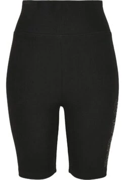 URBAN CLASSICS Ladies High Waist Branded Cycle Shorts - Shorts - Black/Black -OXMO Ventas 8ed2ff7ed5ec4e89b70e5dc72ce8ba90