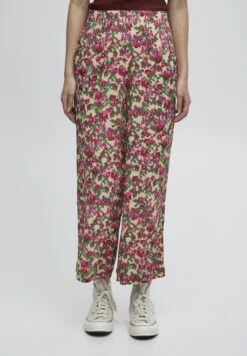 ICHI Ihmarrakech Pa4 - Pantalones - Structured Flower Mix