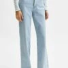 Selected Femme Vaqueros Rectos - Light Blue Denim -OXMO Ventas 931e47a6cc254c19a04c5662c55aa0ea
