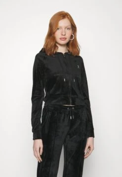 Juicy Couture Diamante Dripping Madison Hoodie - Sudadera Con Cremallera - Black - Smu -OXMO Ventas 9b268da60b354dcd93e1e188e8606b46