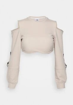 ICANIWILL Stance Cropped Long Sleeve - Sudadera - Beige -OXMO Ventas 9f0c3103d8624040b2cd46b4aba8b2a3