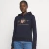 Gant Archive Shield Hoodie - Jersey Con Capucha - Evening Blue -OXMO Ventas a3c85d229ae4491d812de1cc73258e1a