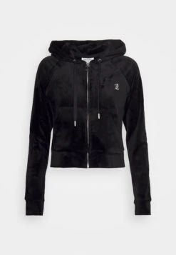 Juicy Couture Diamante Dripping Madison Hoodie - Sudadera Con Cremallera - Black - Smu -OXMO Ventas a64c6c155fa44aa2881ced0213bfd093