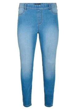 Zizzi With Back Pockets - Jeggings - Blue Denim -OXMO Ventas a85d9ef18aea486687a7b52346a3c807