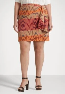 Delfuola - Falda Acampanada - Berry Multi