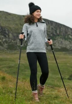 Next Active Outdoor Look Zip Neck- Sudadera - Grey