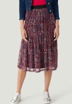 Zero Mit Druck - Falda Acampanada - Redblue