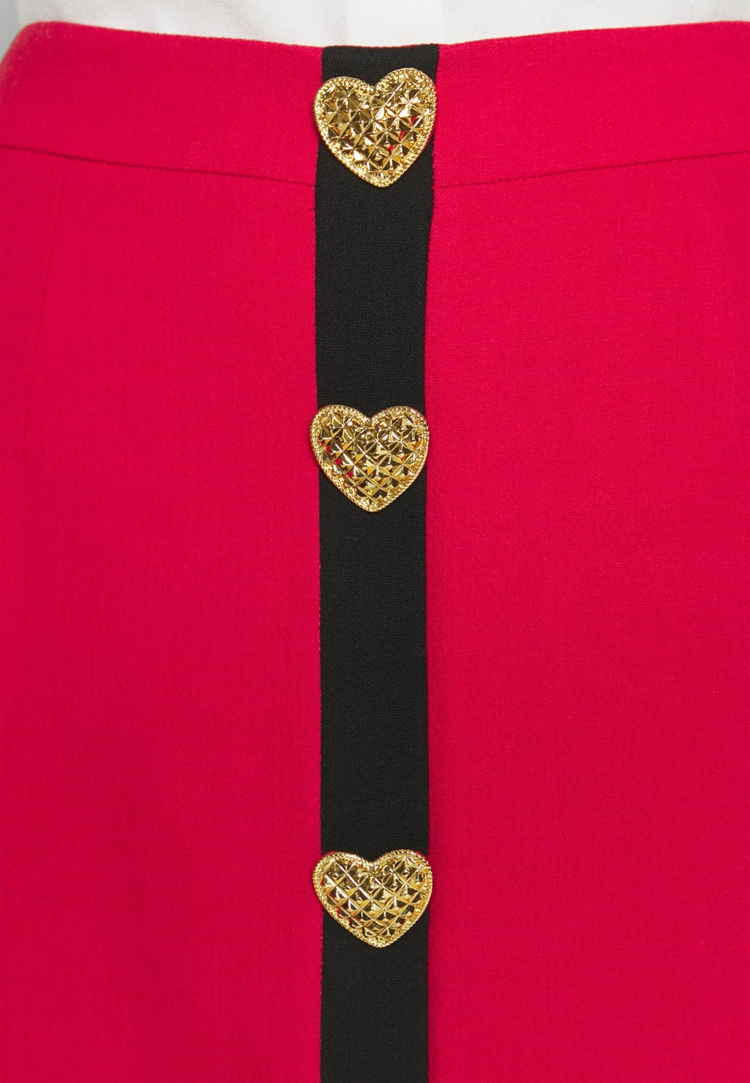 MOSCHINO Punk Buttons - Minifalda - Fantasy Print Red 8 MOSCHINO Punk Buttons - Minifalda - Fantasy Print Red - Imagen 6