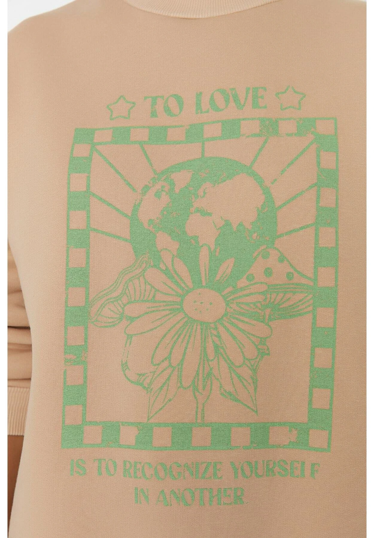 Trendyol Sudadera - Beige 9 Trendyol Sudadera - Beige - Imagen 7