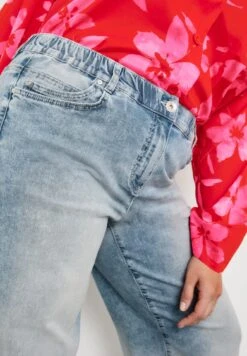 Verkürzt Mit Weitem Bein Lotta - Vaqueros Rectos - Bleached Blue Denim -OXMO Ventas be27419860e74c6bb1b5727046c9903a