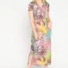 LOLALIZA With Tropical Print - Vestido Informal - Multicolor -OXMO Ventas c4248b1fe2824ff6a2cc6f99711984b8