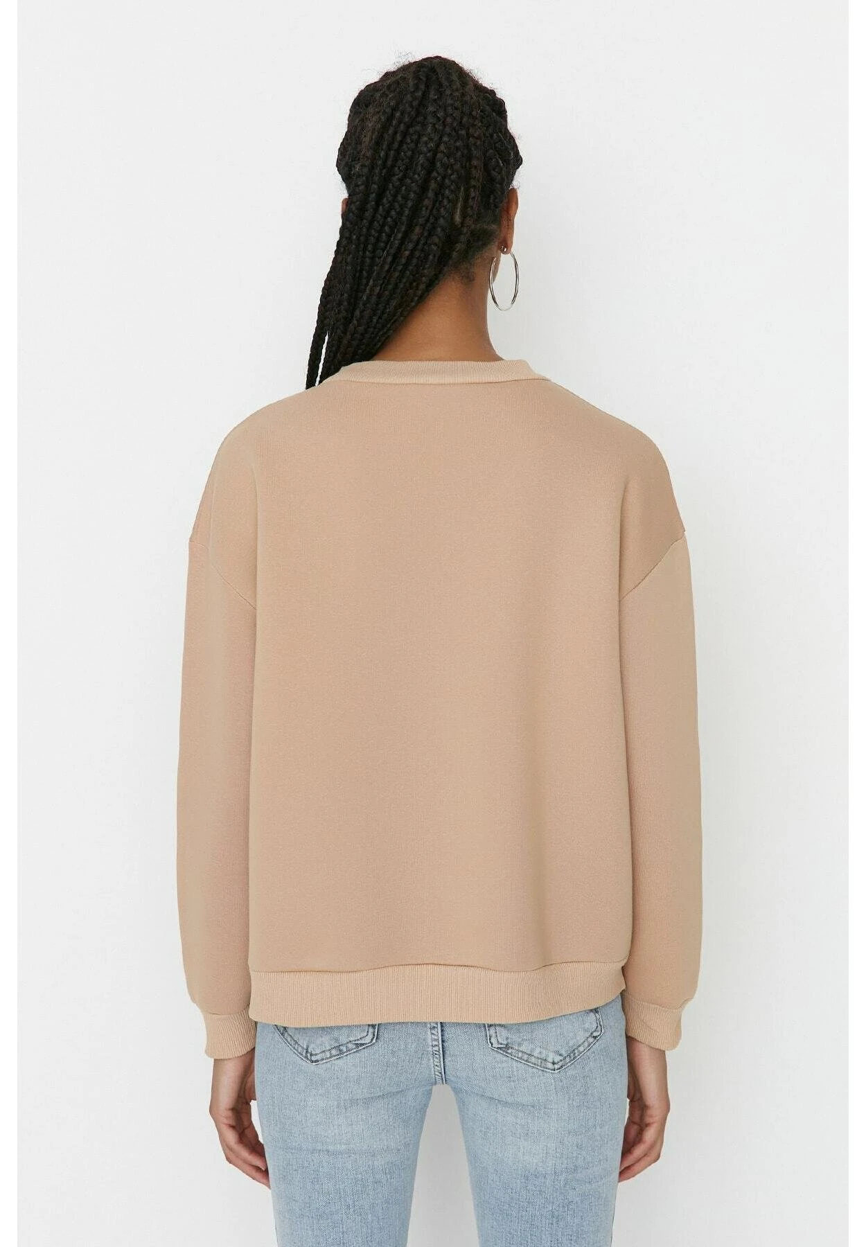 Trendyol Sudadera - Beige 4 Trendyol Sudadera - Beige - Imagen 2