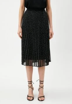 Koton Polka Dotted - Falda Acampanada - Anthracite Design