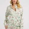 Guess Mit Blumenprint - Sudadera Con Cremallera - Gemustert Multicolor -OXMO Ventas cd4c841db0f5454ea42cc274fc2c7a4e