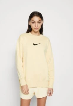 Nike Sportswear Crew - Sudadera - Pale Vanilla/Black