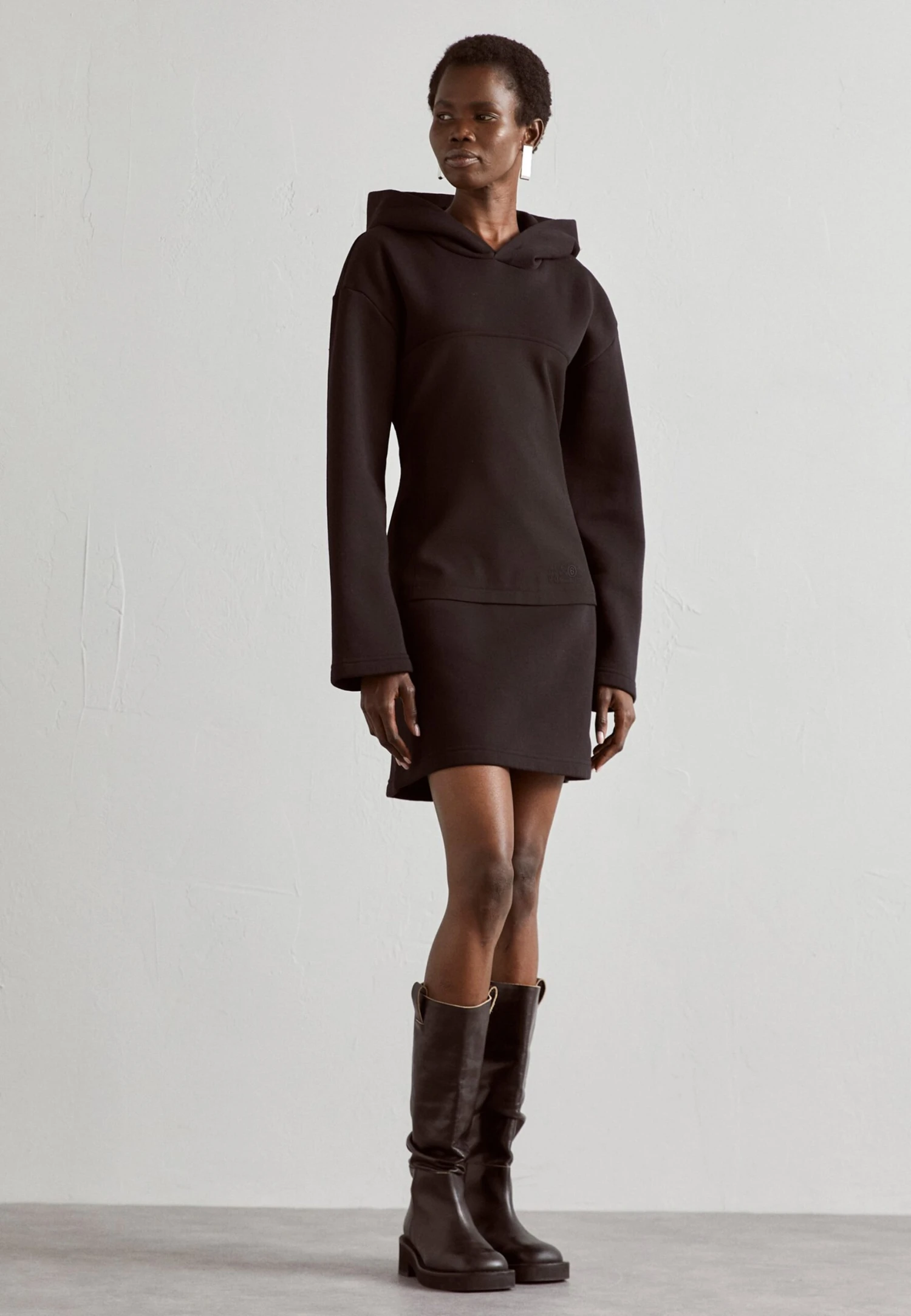 MM6 Maison Margiela Mini Dress - Vestido Informal - Black 4 MM6 Maison Margiela Mini Dress - Vestido Informal - Black - Imagen 2