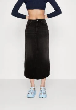 Monki Falda Vaquera - Black