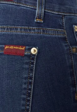 7 For All Mankind Roxanne Bair Eco Duchess - Vaqueros Slim Fit - Mid Blue -OXMO Ventas d7f528b44d18417487634d2f1f115754