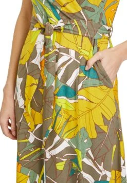 Betty Barclay Ohne Arm - Vestido Ligero - Khaki/Yellow -OXMO Ventas dce22d97db134309addf2fb0d3228788