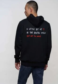 Brutal Back Embroidery Unisex - Sudadera Con Cremallera - Black