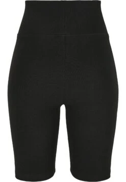 URBAN CLASSICS Ladies High Waist Branded Cycle Shorts - Shorts - Black/Black -OXMO Ventas e46d2d7453704ff085bdd5541b24ad46