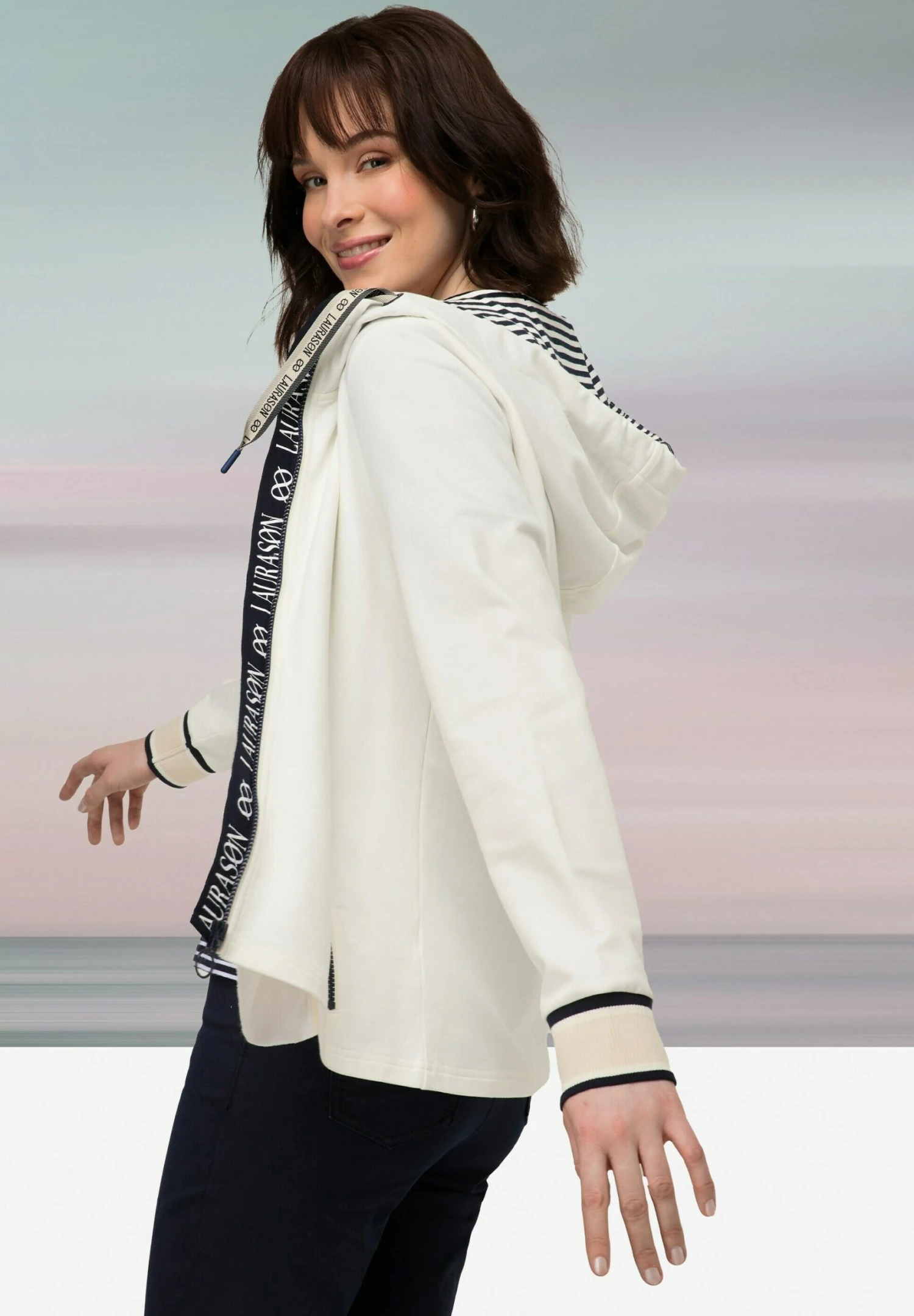 Sudadera Con Cremallera - Off White 8 Sudadera Con Cremallera - Off White - Imagen 6