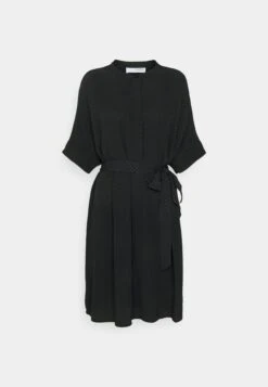 Selected Femme Slfirene Viola Ss Noos - Vestido Camisero - Black -OXMO Ventas e9595bc0578b42e2bd36a35246557ace