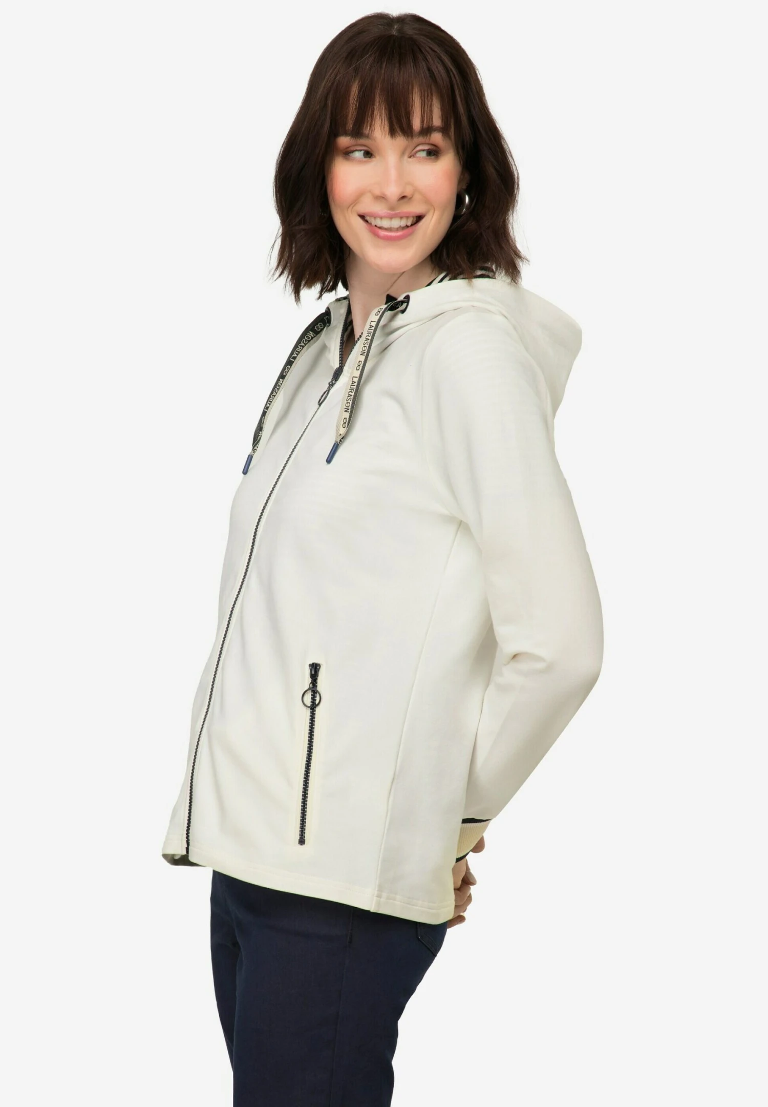 Sudadera Con Cremallera - Off White 7 Sudadera Con Cremallera - Off White - Imagen 5