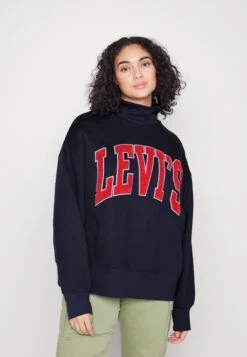 Levi's® Plus Graphic Gardenia Crew - Sudadera - Nightwatch Blue