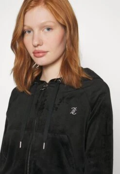 Juicy Couture Diamante Dripping Madison Hoodie - Sudadera Con Cremallera - Black - Smu -OXMO Ventas f1e9667222304ea49cabc40316545fcb