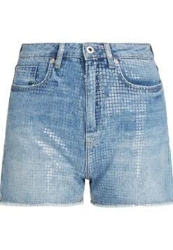 Karl Lagerfeld Jeans Klj Hr - Shorts Vaqueros - Light Blue Sequins -OXMO Ventas f3ca5dba604346bfb17b44cf1fab63e7