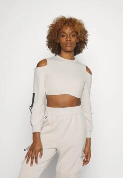 ICANIWILL Stance Cropped Long Sleeve - Sudadera - Beige