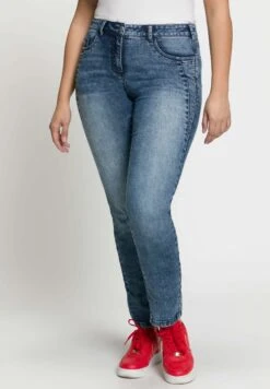 Ulla Popken Vaqueros Slim Fit - Blue Denim