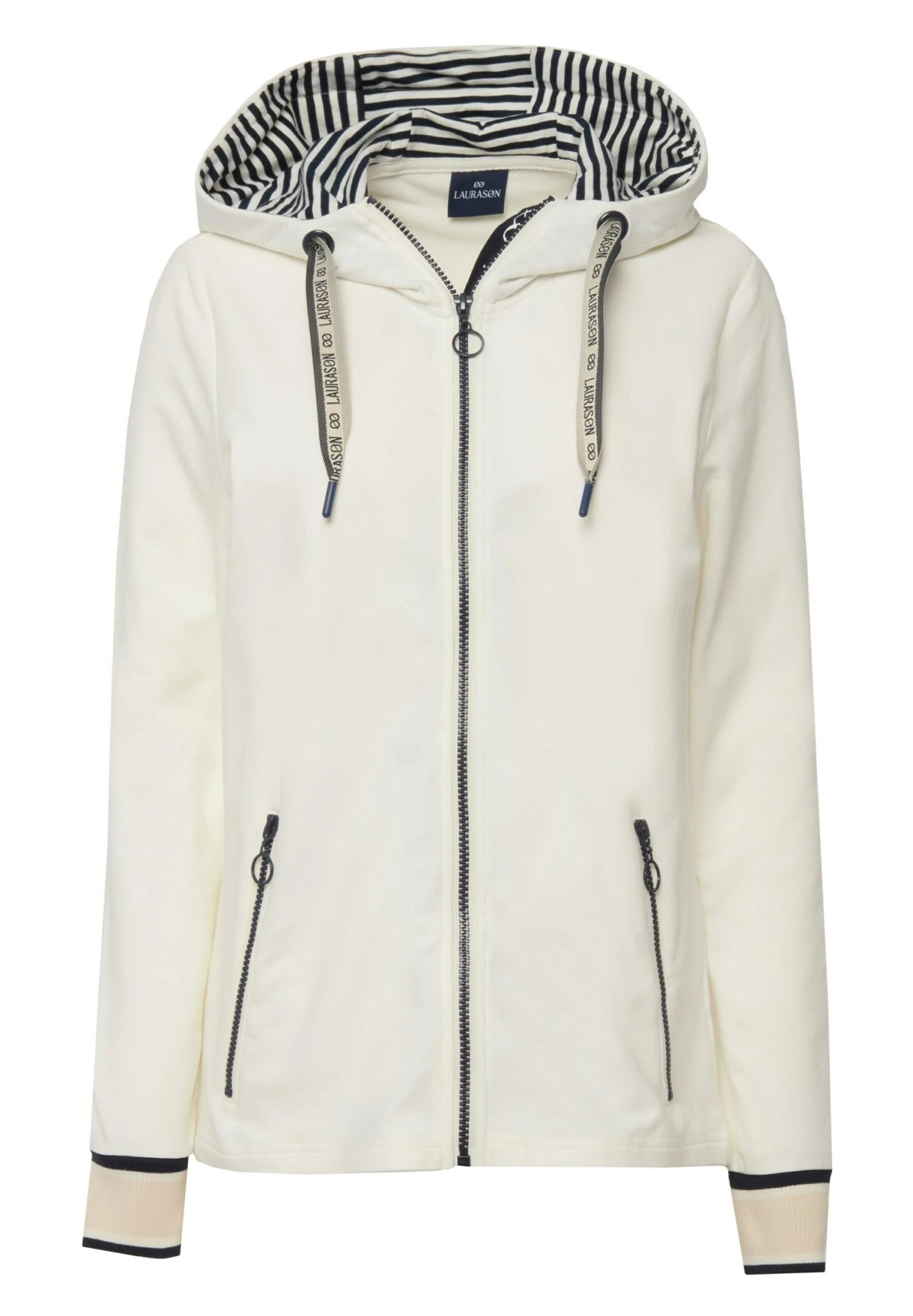 Sudadera Con Cremallera - Off White 9 Sudadera Con Cremallera - Off White - Imagen 7