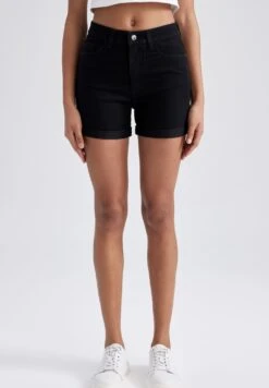 DeFacto Wanna - Shorts Vaqueros - Black