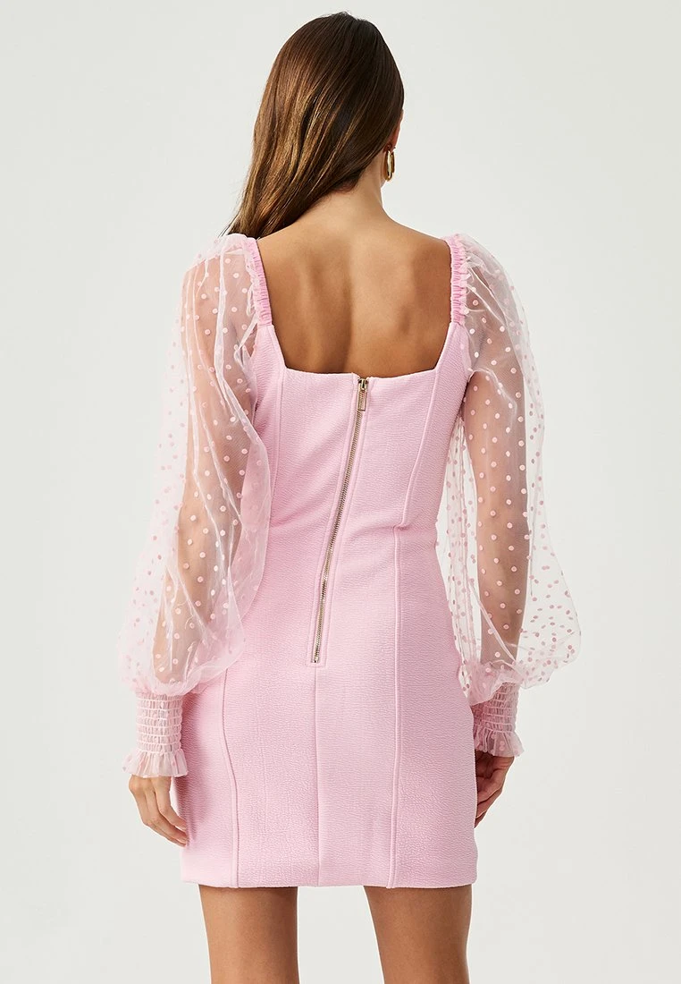 Arli - Vestido De Cóctel - Baby Pink 5 Arli - Vestido De Cóctel - Baby Pink - Imagen 3